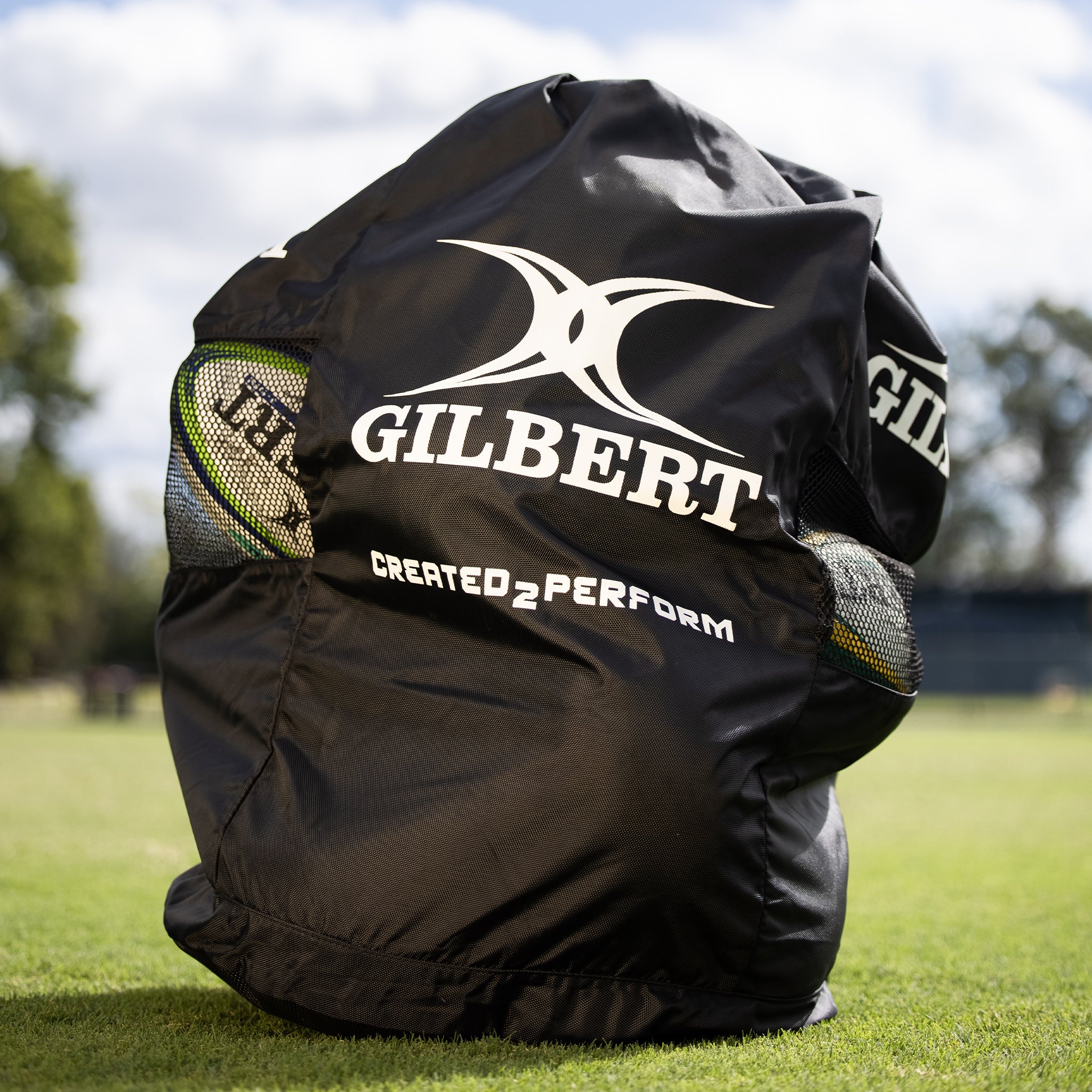 Heavy Duty Ball Bag-Black (Holds 25)