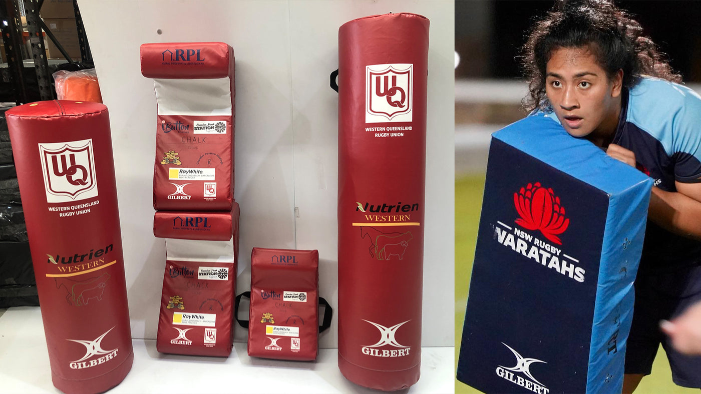 Custom Tackle Pads Gilbert Rugby